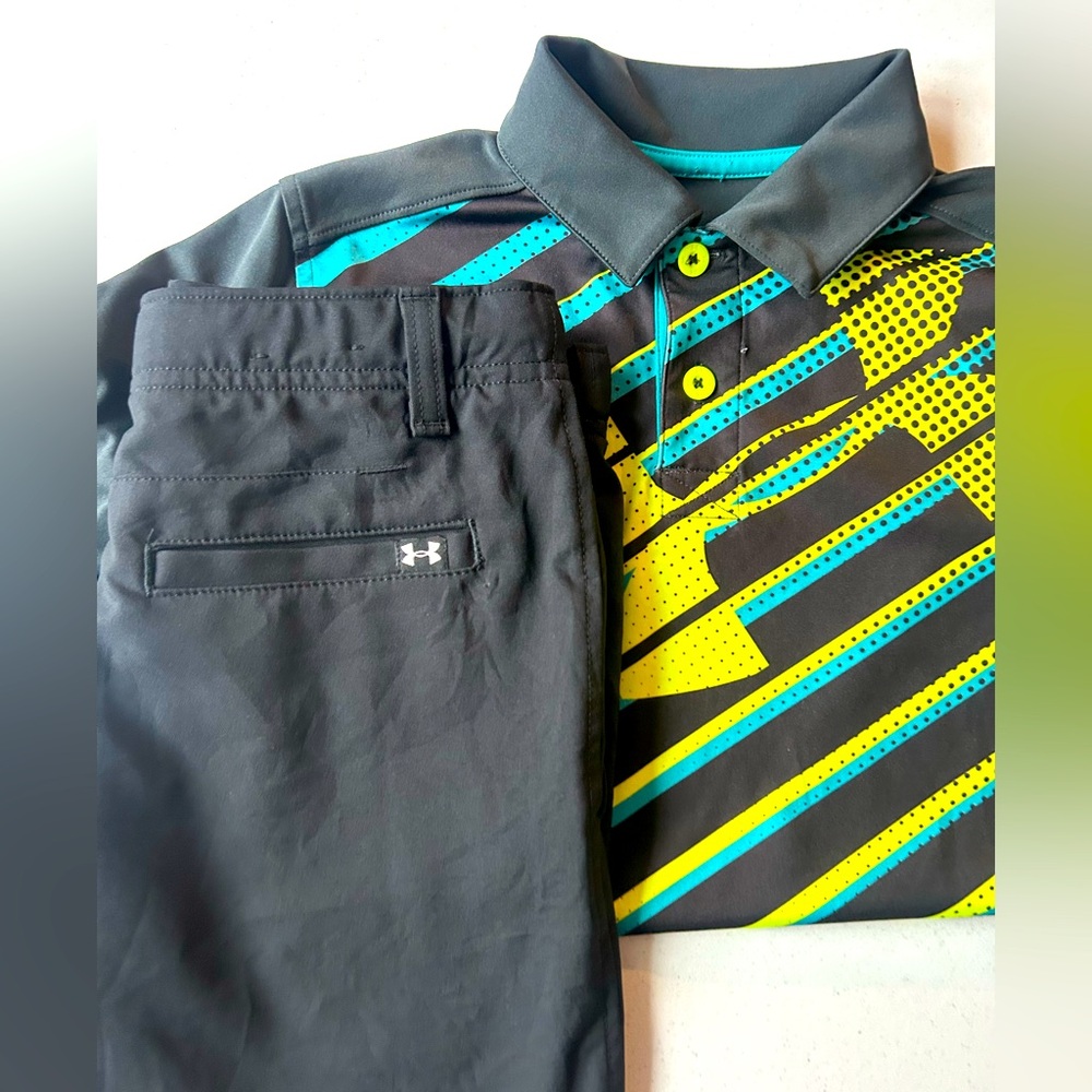 UNDER ARMOUR boys size medium (10) golf set in excellent condition